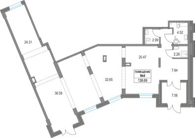 138,7 м², помещение свободного назначения - изображение 4