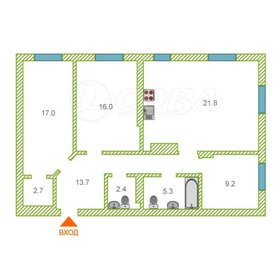 Квартира 97,8 м², 3-комнатная - изображение 1