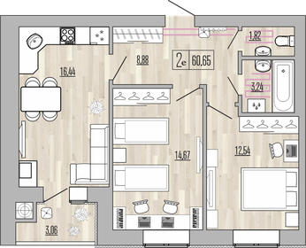 360 м², 5-комнатная квартира 39 900 000 ₽ - изображение 34