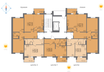 81,3 м², 3-комнатная квартира 9 238 220 ₽ - изображение 62