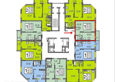 37 м², 1-комнатная квартира 4 150 000 ₽ - изображение 63
