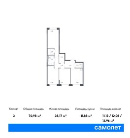 Квартира 33 м², 1-комнатная - изображение 1