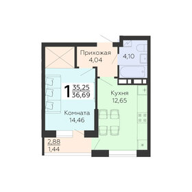 41,2 м², 2-комнатная квартира 3 430 000 ₽ - изображение 98