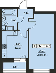 38,2 м², 1-комнатная квартира 5 950 000 ₽ - изображение 90