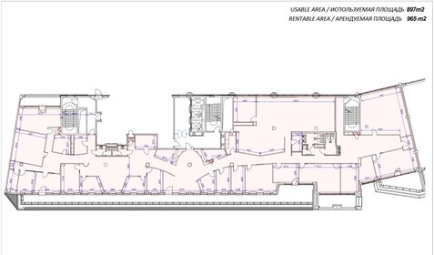 965 м², офис 3 763 500 ₽ в месяц - изображение 37