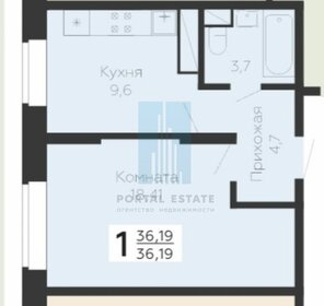 38,2 м², 1-комнатная квартира 6 123 075 ₽ - изображение 30