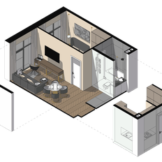 Квартира 35,7 м², 1-комнатные - изображение 2