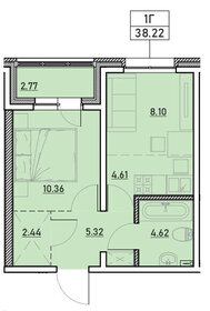 30,4 м², 1-комнатная квартира 3 250 000 ₽ - изображение 79