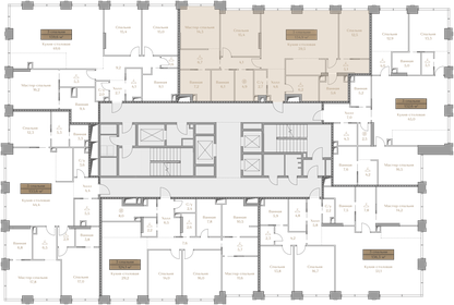 250 м², 5-комнатная квартира 260 000 000 ₽ - изображение 153
