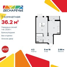 Квартира 36,2 м², 1-комнатная - изображение 3