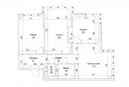 Квартира 76,5 м², 3-комнатная - изображение 1