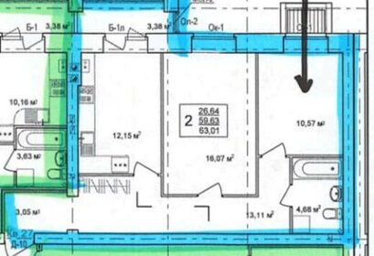 76,4 м², 3-комнатная квартира 6 103 000 ₽ - изображение 51