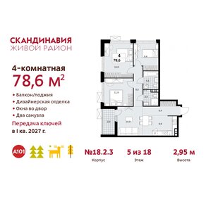 78,5 м², 4-комнатная квартира 18 733 608 ₽ - изображение 19