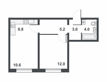 30,6 м², 1-комнатная квартира 3 100 000 ₽ - изображение 73