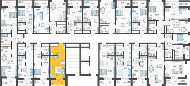 15,8 м², квартира-студия 10 500 000 ₽ - изображение 86