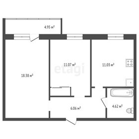 Квартира 53 м², 2-комнатная - изображение 1