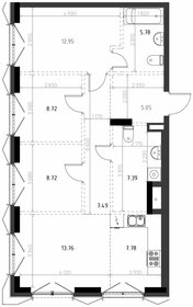 71,9 м², 3-комнатная квартира 26 000 000 ₽ - изображение 58