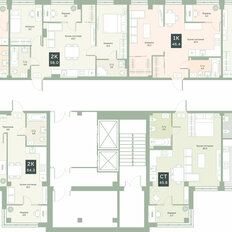 Квартира 77,1 м², 2-комнатная - изображение 2