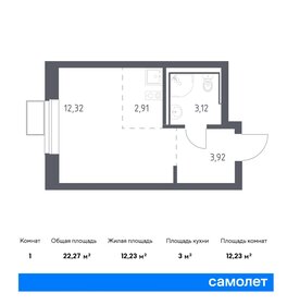 22,3 м², квартира-студия 5 747 940 ₽ - изображение 21