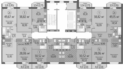 Квартира 28,1 м², студия - изображение 2