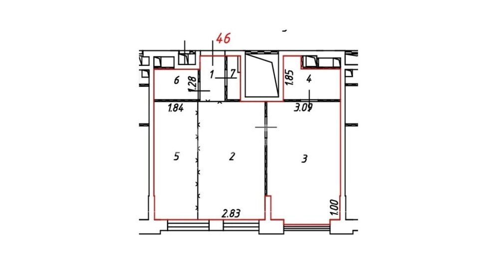 49,8 м², 2-комнатная квартира 27 000 000 ₽ - изображение 1