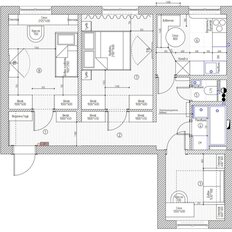 Квартира 55 м², 3-комнатная - изображение 1