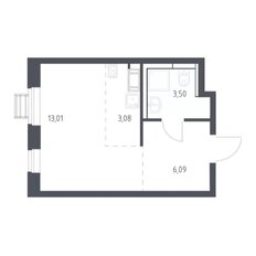 Квартира 25,7 м², студия - изображение 2