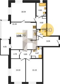 Квартира 108,7 м², 3-комнатная - изображение 1