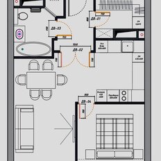 Квартира 50 м², 2-комнатная - изображение 1