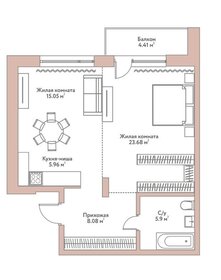 65,6 м², 2-комнатная квартира 16 600 000 ₽ - изображение 46