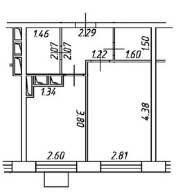 Квартира 30 м², 1-комнатные - изображение 1