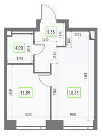 38,9 м², 1-комнатная квартира 19 237 664 ₽ - изображение 51