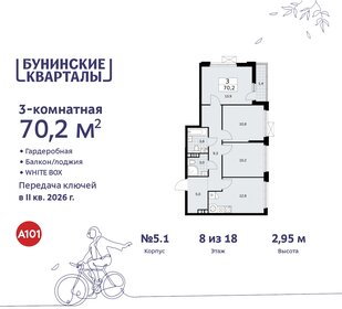 73,3 м², 3-комнатная квартира 14 585 792 ₽ - изображение 20