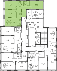 76,2 м², 3-комнатная квартира 17 000 000 ₽ - изображение 87