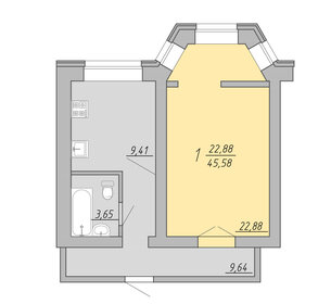 31 м², 1-комнатная квартира 2 900 000 ₽ - изображение 69