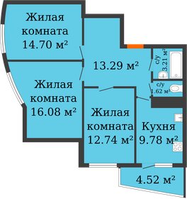 69 м², 4-комнатная квартира 5 000 000 ₽ - изображение 63