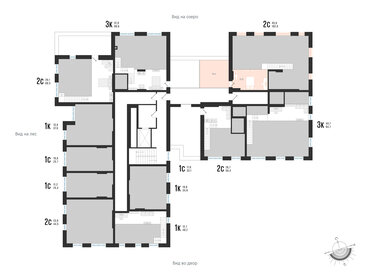 73,5 м², 2-комнатная квартира 17 800 000 ₽ - изображение 98