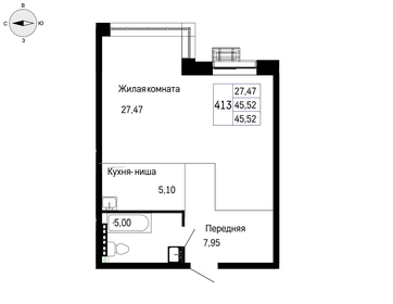 Квартира 160,4 м², 1-комнатная - изображение 4