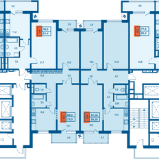 Квартира 69 м², 2-комнатная - изображение 3