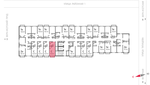 26,5 м², квартира-студия 3 150 000 ₽ - изображение 104