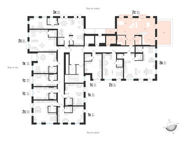 Квартира 102,8 м², 2-комнатная - изображение 2