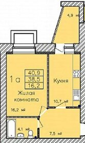 38,6 м², 1-комнатная квартира 3 900 000 ₽ - изображение 64