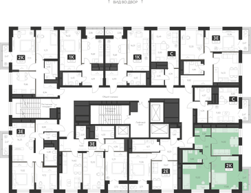 55,3 м², 2-комнатная квартира 7 345 000 ₽ - изображение 38