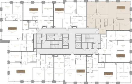 Квартира 133 м², 3-комнатная - изображение 2