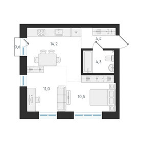 47,9 м², 2-комнатная квартира 8 200 000 ₽ - изображение 66