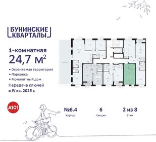 Квартира 24,7 м², студия - изображение 2