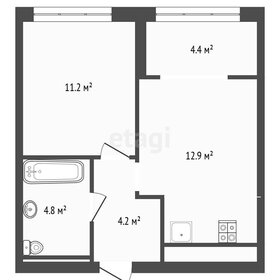 Квартира 37,5 м², 1-комнатная - изображение 1