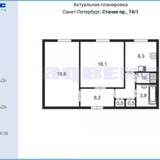 Квартира 60,4 м², 2-комнатная - изображение 2