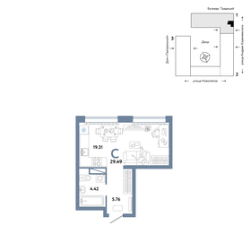 28,3 м², квартира-студия 5 490 000 ₽ - изображение 26