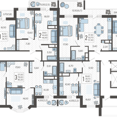 Квартира 66,5 м², 2-комнатная - изображение 2